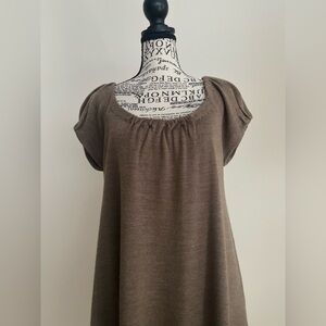 Calvin Klein Brown Sweater Dress — Size Large